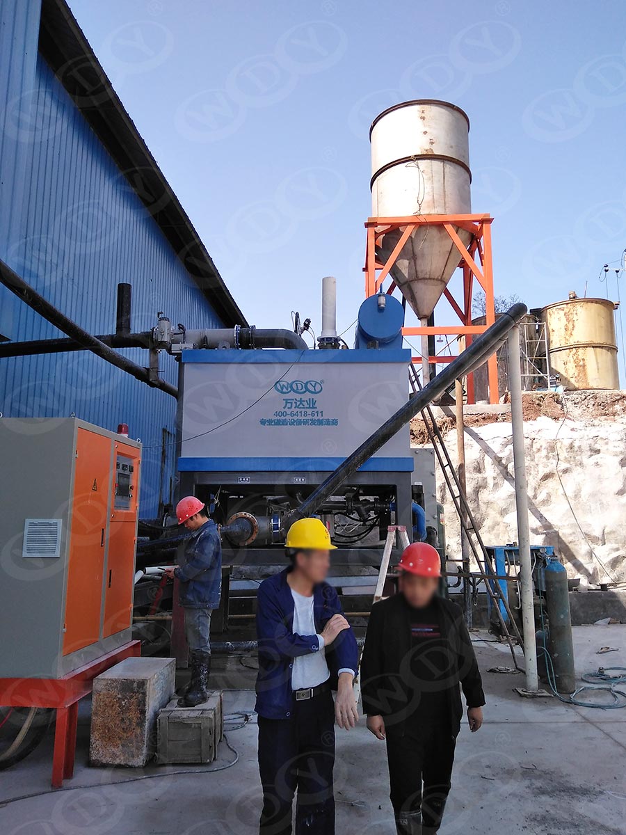 湖南衡陽(yáng)陶瓷行業(yè)巖板用高嶺土磁選機(jī)使用案例